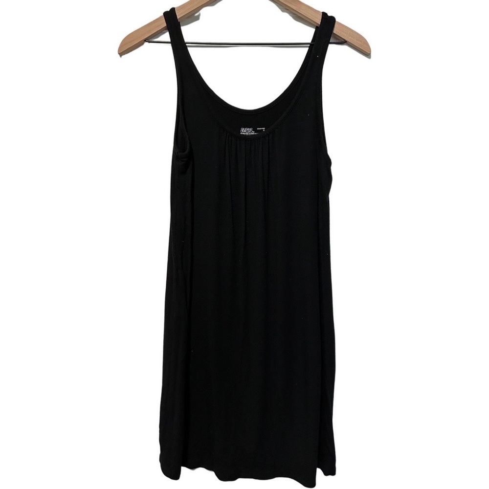 Gillian & O'Malley Black Sleep Tank Dress